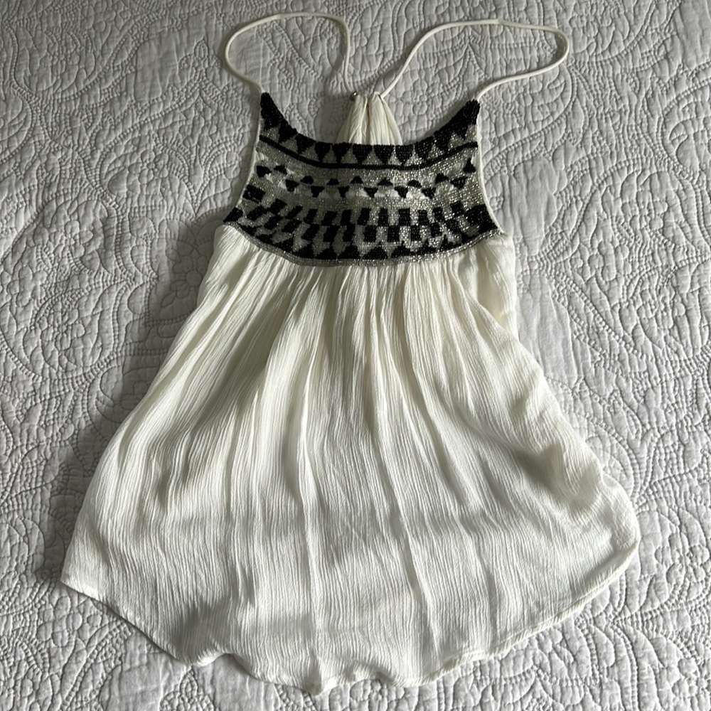 Beaded Cropped Top